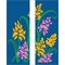 30 x 84 in. Seasonal Banner Yellow & Pink Flowers-Double Sided