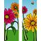 30 x 84 in. Seasonal Banner Gerber Daisies-Double Sided Design