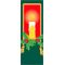 30 x 60 in. Holiday Banner Holiday Candle