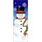 30 x 84 in. Holiday Banner Snowman