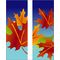 30 x 96 in. Fall Leaves Double Sided Banner