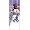 30 x 60 in. Holiday Banner Plaid Snowman