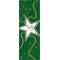 30 x 60 in. Holiday Banner Green & Gold Joy Star