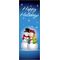 30 x 84 in. Holiday Banner Happy Snow Couple