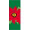 17 x 36 in. or 17 x 45 in. Poinsettia Holiday Banner
