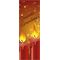 30 x 96 in. Seasons Greetings Candle Red Banner