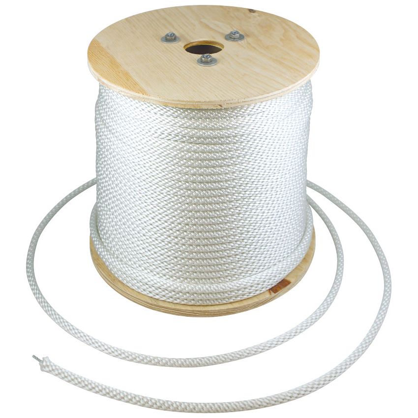Concord 1000 Foot Spool White 1/4 in Wire Core Halyard Rope 350229